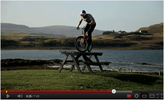Danny MackAskill - Street trial rider video