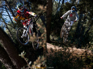 Fotografia deportiva de descenso con MTB