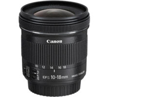 Vista superior Canon 10-18 IS STM