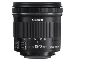 Vista trasera 10-18mm Canon IS STM