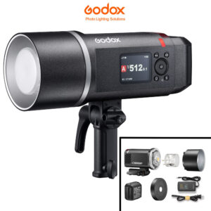 Flash Godox AD600Pro II y accesorios